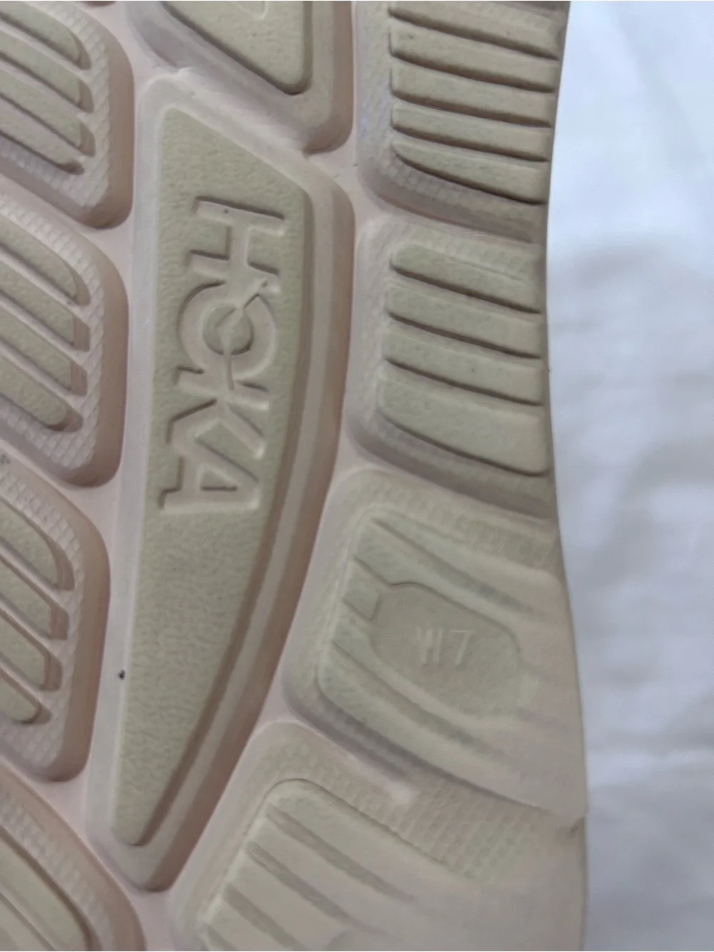 HOKA Beige Ora Recovery Slide,W7 - Picture 11 of 16